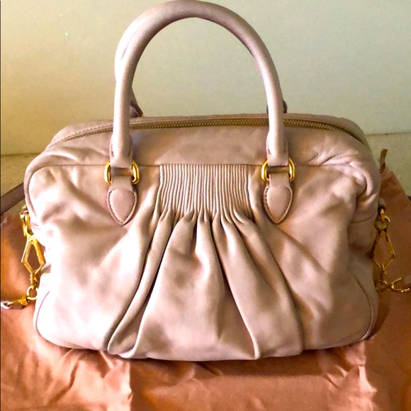 Miu Miu Handbags - Miu miu pink mid size bag